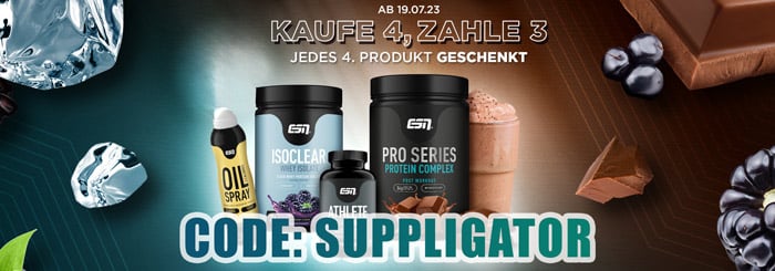Promozione “4 al prezzo di 3” su ESN + 3 sciroppi vitaminici in omaggio a partire da 75 €