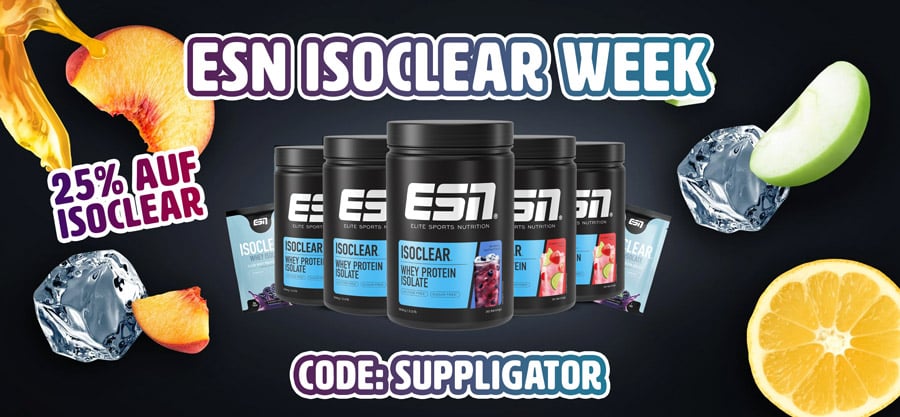 Settimana ESN ISOCLEAR con sconti fino al 25% utilizzando il codice ESN SUPPLIGATOR (aggiornamento)
