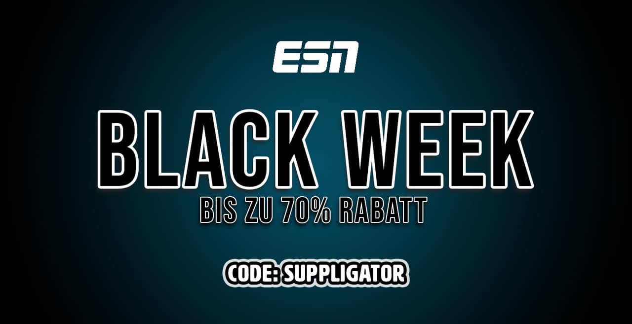 ESN Black Week 2023 con sconti fino al 70% con il codice SUPPLIGATOR