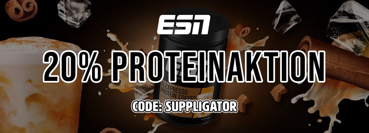 Promozione del 20% sulle proteine da ESN con il codice SUPPLIGATOR