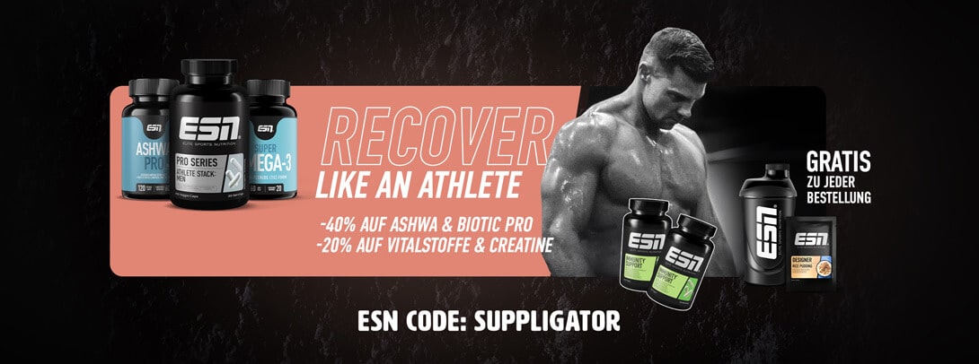 Settimana ESN Health & Recovery: fino al 40% di sconto sui nutrienti essenziali