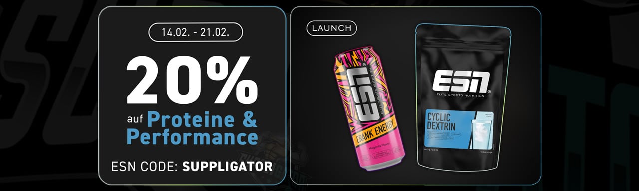 20% di sconto su proteine e integratori per le prestazioni con la promozione “Love to Perform” di ESN