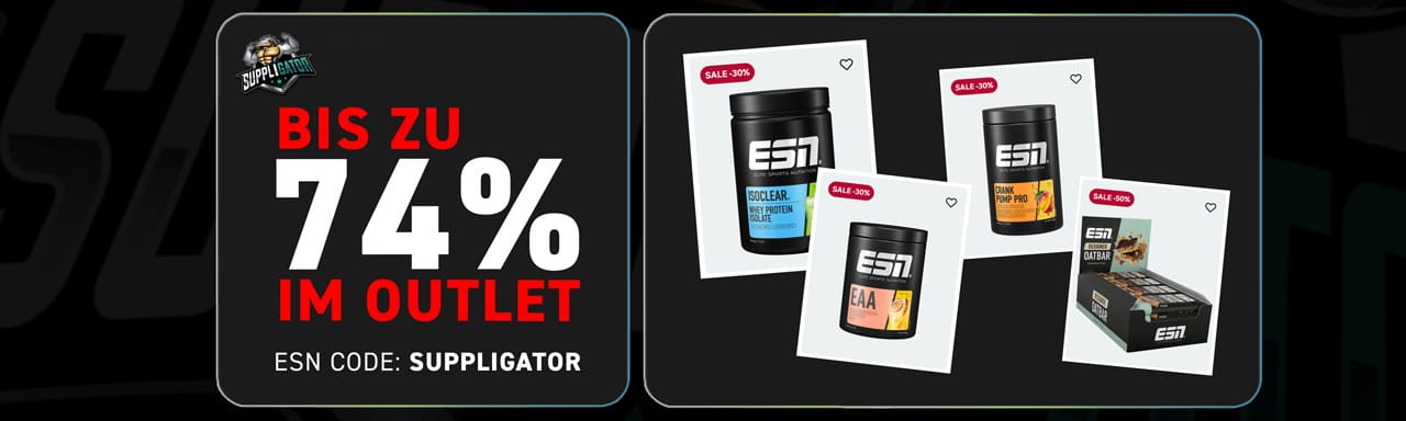 Risparmia fino al 74% nell’ESN Outlet con il codice ESN SUPPLIGATOR