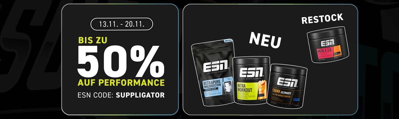 Sconto fino al 50% con la promozione ESN Performance