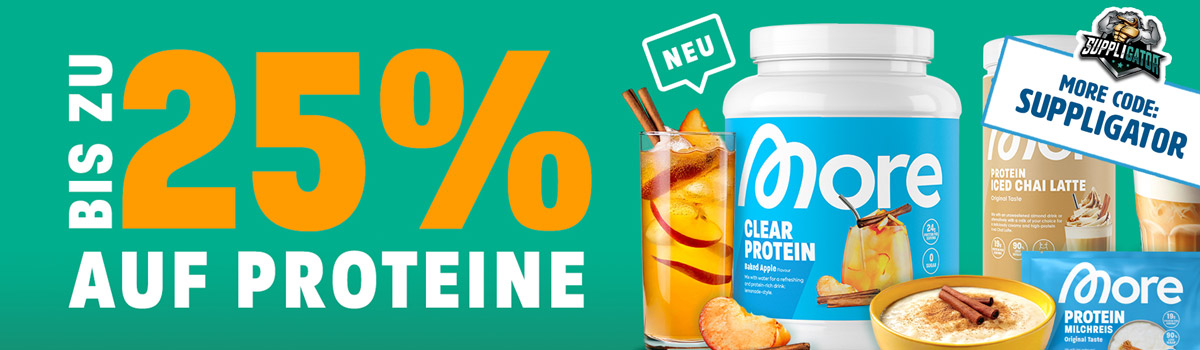 Promozione “More Protein” con il 20% di sconto sulle proteine e sui nuovi prodotti di Natale