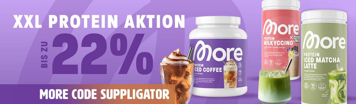 Sconto fino al 22% con la promozione XXL More Protein, con tante fantastiche novità