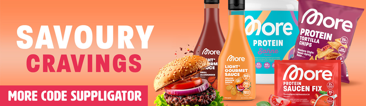 Sconto del 20% sui prodotti Light Food da More in occasione del lancio del nuovo Protein Saucen Fix