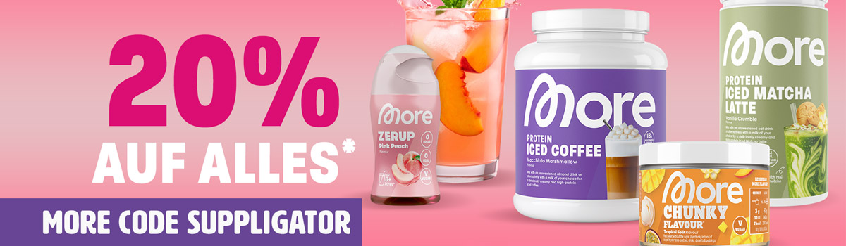 20% di sconto su tutto da More + nuovi modelli Zerup e Shaker