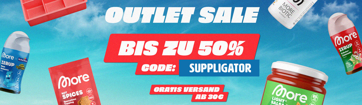 50% di sconto sui prodotti More nell’outlet