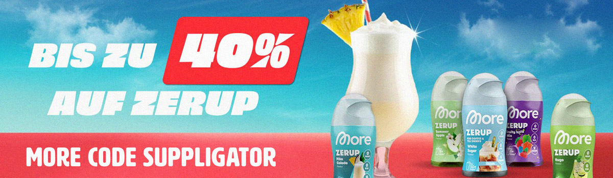 Fino al 40% di sconto su Zerups + Novità: Pina Colada, Hugo e altro ancora!