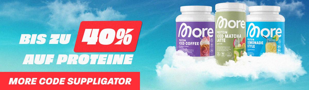 Fino al 40% di sconto sulle proteine su More, con tante offerte imperdibili 🎉
