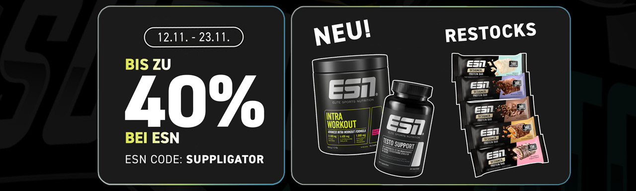 Sconto fino al 40% su ESN Performance e sulla promozione dedicata alle sostanze vitali
