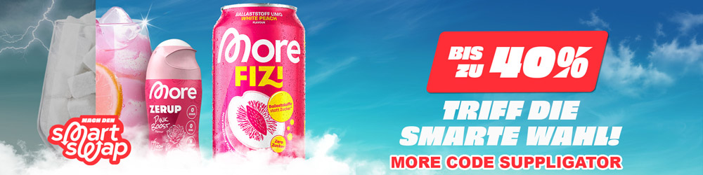 20% di sconto su tutto da More + 40% di sconto sui campioni