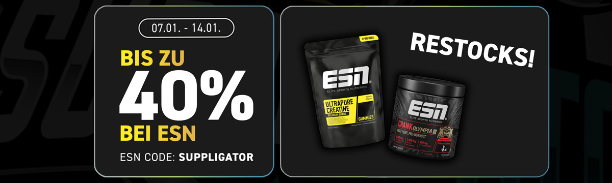 Fino al 40% di sconto su tutto con la grande promozione di Capodanno di ESN