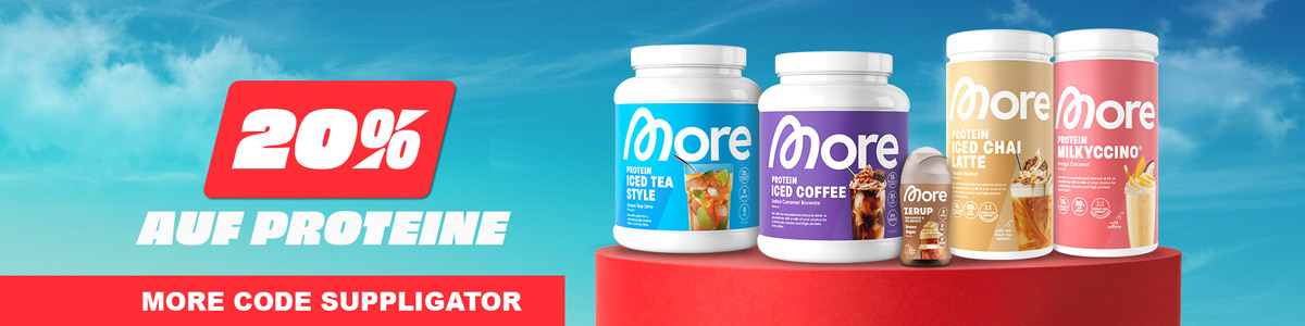 20% di sconto su proteine, Zerup Barista e shaker da More, con alcune novità