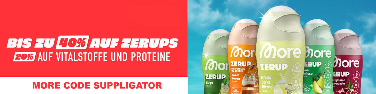 Fino al 40% di sconto nell’ambito della promozione More Zerup con offerte speciali e nuovi lanci