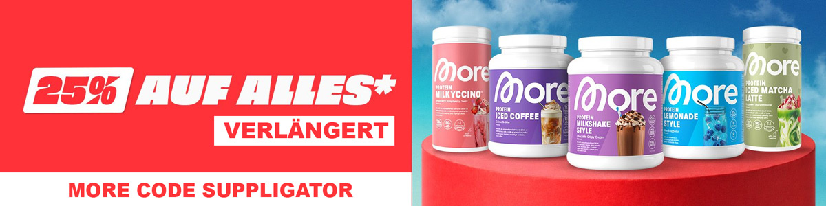Sconto del 25% su tutto su More prorogato + tante novità e rifornimenti