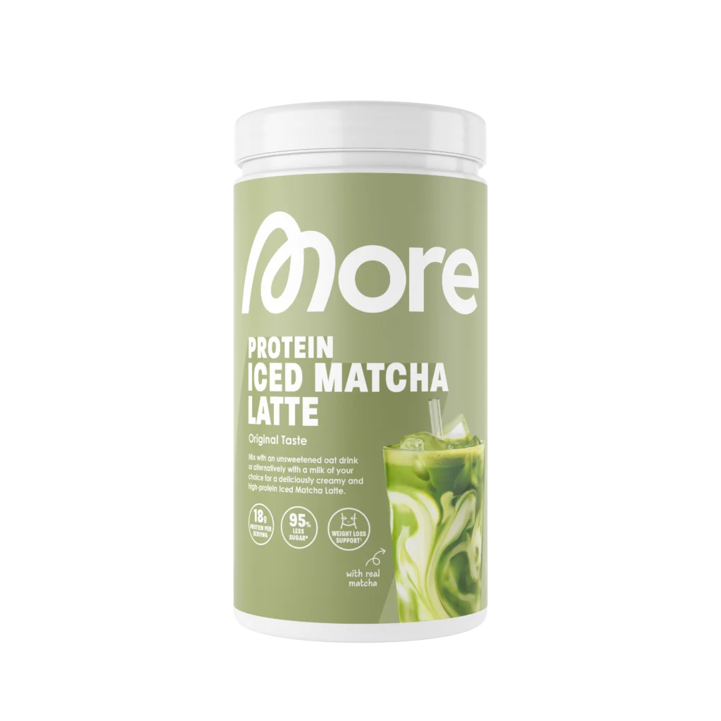 More Protein Iced Matcha Latte