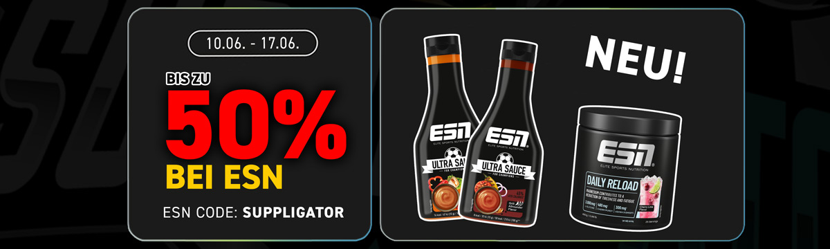 Fino al 50% di sconto durante l’ESN Fan Week con i lanci dedicati ai Mondiali