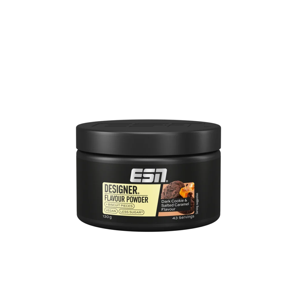 ESN Designer Flavour Powder – Dark Cookie and Salted Caramel