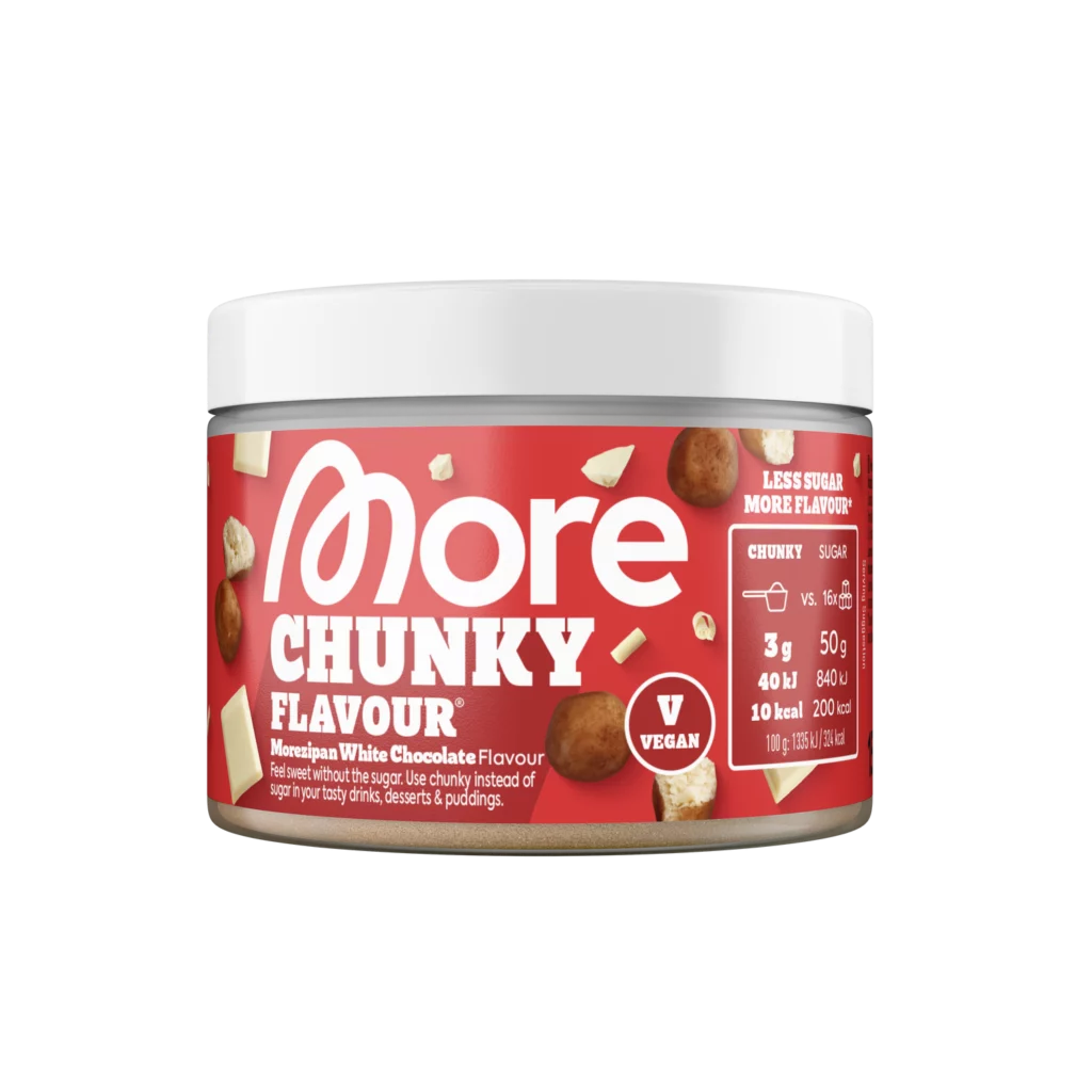 More Chunky Flavour Morezipan White Chocolate