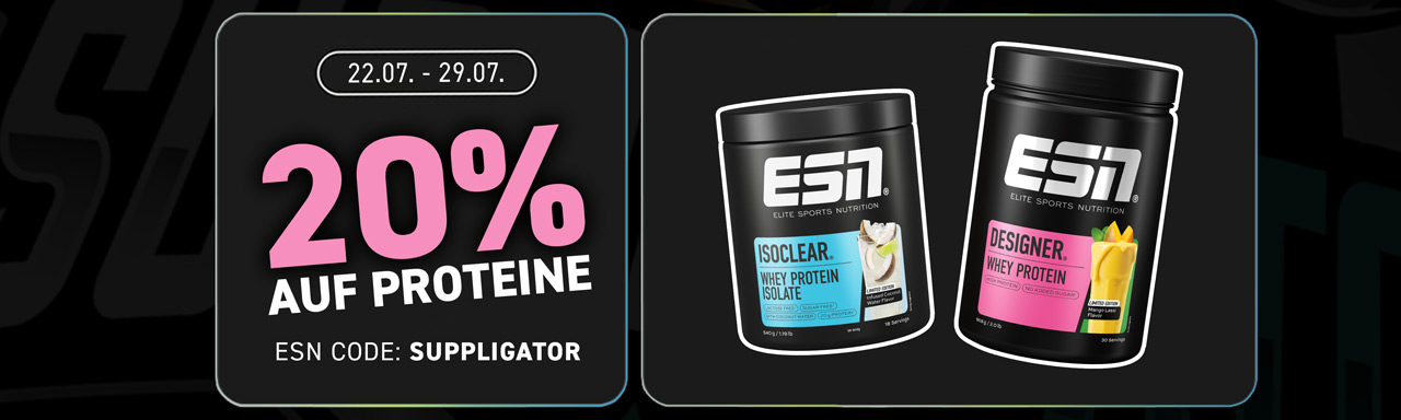 20% di sconto sulle proteine da ESN