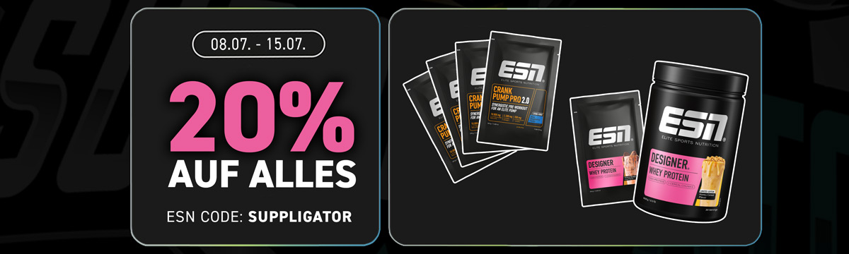 20% di sconto su tutto da ESN