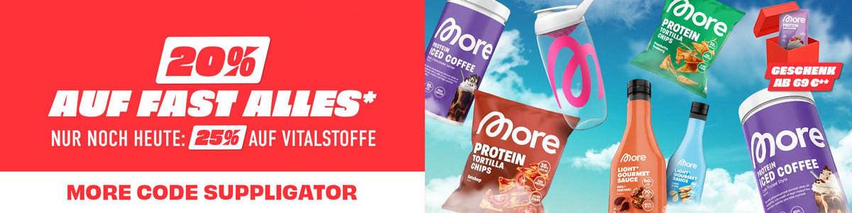 20% di sconto su tutto da More, con tante novità e rifornimenti