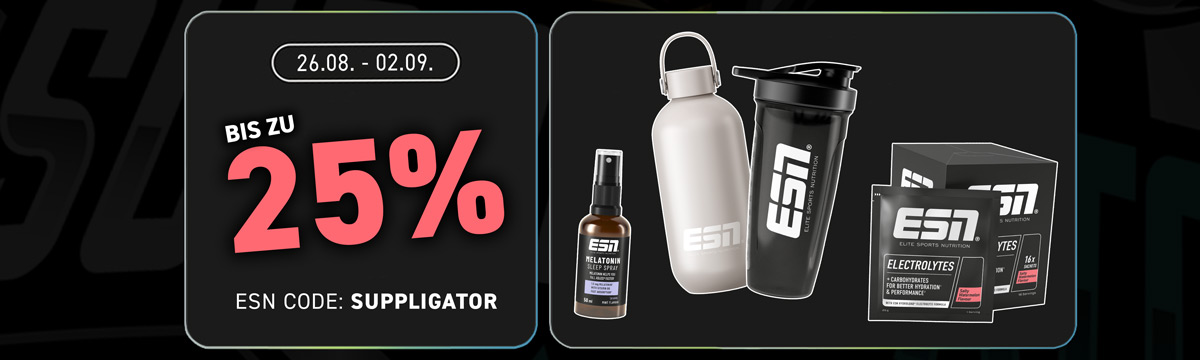 Fino al 25% su ESN con Hydration-Launch