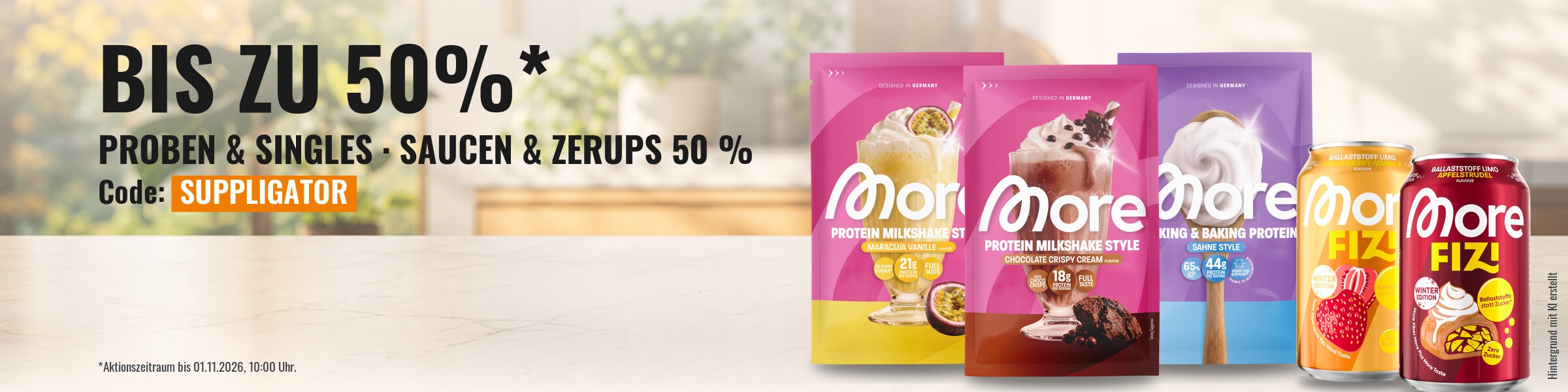 More: promo campioni & single pack – fino al 50% + 50% su salse Light Gourmet & Zerup