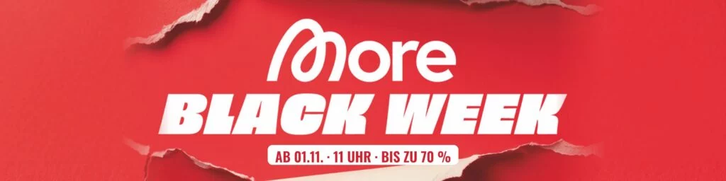 More Black Week 2026: tutti i nuovi prodotti presentati in dettaglio