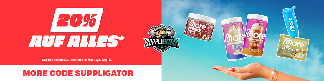 20% di sconto su tutto da More, con tante novità in arrivo!